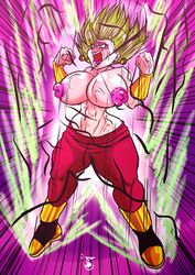 1girls bare_shoulders big_breasts blue_eyes boots breasts cleavage cleavage_cutout covered_navel cowboy_shot curvaceous curvy curvy_figure dragon_ball dragon_ball_super earrings elbow_gloves erect_nipples erect_nipples_under_clothes female female_only green_hair hand_on_hip hi_res high_resolution highres hourglass_figure huge_breasts kefla large_breasts legendary_super_saiyan legs legwear light-skinned_female light_skin loincloth long_hair looking_at_viewer muscular_female naughty_face navel nipple_bulge nipples nipples_visible_through_clothing potara_earrings saiyan santaima_z shiny_skin shounen_jump side_slit sidelocks slim_waist solo solo_female spiky_hair super_saiyan super_saiyan_2 thick_thighs thighhighs thighs thin_waist toned toned_female underboob v-shaped_eyebrows wide_hips