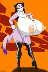 blaze the cat from sega by cornchip21