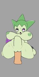 ahe_gao big_breasts flora_fauna huge_cock pokémon_(species) pokemon roselia shiny_pokemon smaller_female stomach_bulge thick_thighs vaginal_penetration