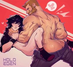 2boys anal anal_sex asphyxiation ass ass_juice bara big_ass big_butt big_dom_small_sub choking color cum cum_in_ass daddy doomer_boy emo femboy gay gay_sex holo_eden large_ass male male/male male_only male_penetrating malesub meme muscles muscular muscular_ass muscular_male nordic_chad older_man_and_younger_boy older_penetrating_younger pants pants_down strangling twink wojak_comics yaoi