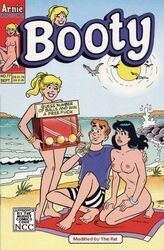 2girls alias_the_rat archie_andrews archie_comics ass beach betty_cooper black_hair blonde_hair breasts multiple_girls nude veronica_lodge