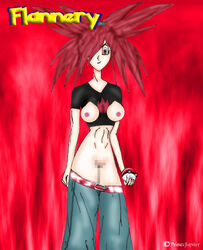 1girls beige_skin breasts color exposed_breasts female female_only flannery_(pokemon) flannery_(pokemon_rse) gym_leader human human_only nintendo pokemon pokemon_rse prince_jupiter skin solo