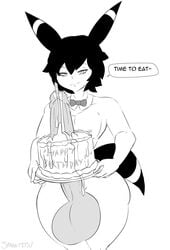 cake game_freak hyper male male_only mush nintendo original_character penis pokemon pokemon_(species) pokemon_gsc sanka-tetsu text umbreon yaoi