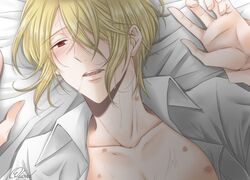 1boy blonde_hair moriarty_the_patriot william_james_moriarty yuukoku_no_moriarty