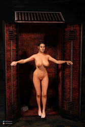 3d brown_hair closet dbd dead_by_daylight female huge_breasts jane_romero thick_thighs