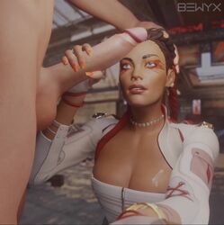 3d animated apex_legends ball_sucking bewyx big_penis cum cumstring dark-skinned_female earrings fingernails handjob huge_penis interracial kassioppiava light-skinned_male loba loba_(apex_legends) long_fingernails nail_polish oral orange_nail_polish orange_nails penis_awe precum_drip sound sucking_testicles tagme two_tone_hair video