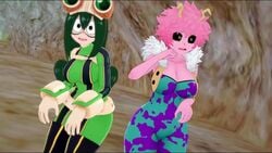 1boy 3d 4girls ahegao animated ass big_ass big_breasts cum cum_in_pussy forced hentaitama hero_outfit_(mha) koikatsu large_ass large_penis mina_ashido minoru_mineta momo_yaoyorozu my_hero_academia ochako_uraraka rape restrained sound tsuyu_asui vagina vaginal_penetration video