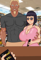 blazein cheating cheating_wife dark-skinned_male dark_skin hyuuga_hinata interracial naruto raikage