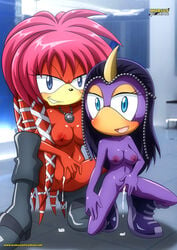 2d 2girls bbmbbf blue_eyes blush breasts fingering furry furry_female lien-da milf mobius_unleashed naked on_floor open_pussy purple_eyes pussy_juice pussy_juice_drip salma_the_chameleon scalie scalie_female smile smirk sonic_(series) sonic_the_hedgehog_(series) teenager