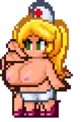 animated big_breasts color colored lard_bucket nurse nurse_(terraria) pixel_art tagme terraria terraria_(lewdrraria) terraria_(workshop)