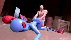 3d anal anal_rape animated ass_slap big_ass big_breasts forced human_on_anthro joom3y music passed_out rape sex sleep_molestation sleep_sex sleeping sound source_filmmaker undertale undyne video