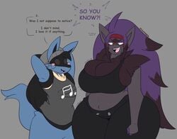 ass blush breasts dart(dewwydartz) dewwydarts dewwydartz female furry game_freak hyper_ass lucario male nea(dewwydartz) nintendo original_characters pokemon pokemon_(species) purple_hair slightly_chubby teal_eyes thick_thighs wide_hips zoroark