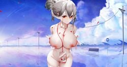 1girls animated boobs female female_only mature no_sound omone_hokoma_agm tagme uncensored video warfarin_(arknights) zhenya991 zhenya991_animations