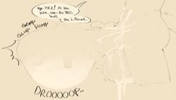 anthro arthropod balls balls_deep bits_and_bops bodily_fluids caterpillar clenching_balls cum cum_drip cum_inflated_belly cum_inside cum_splatter deep_throat dialogue dripping duo excessive_cum excessive_genital_fluids feral flow_worms_(bits_and_bops) genital_fluids genitals hi_res inflation insects larva living_condom male onomatopoeia oral oral_penetration penetration side_view sound_effects sushiamazing talking_to_viewer text vein worm