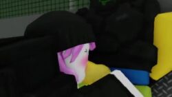 1boy 1girls 3d animated balls blowjob blush cloaker_(dummies_vs_noobs) clothed dummies_vs_noobs guest_(roblox) loop lowres medic_(dummies_vs_noobs) no_sound noob oral penis penis_out roblox roblox_game robloxian shorter_than_10_seconds source_request stonercrimm straight tagme vest video