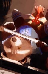 rocket raccoon from guardians of the galaxy by sidekick
