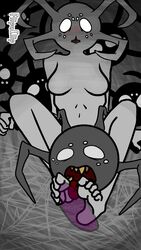 animated blowjob don't_starve don't_starve_together dont_starve dont_starve_together flipaclip foot_fetish footjob gif klei_entertainment spider webber