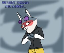 2d animated anthro arcatech blinking bottomwear bouncing_breasts breasts canine clothing eyewear female frame_by_frame gif glasses illumination_entertainment jacket mammal nipples pants porsha_crystal sing_(movie) sing_2_(movie) solo sunglasses topwear undressing wolf yellow_eyes