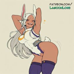 mirko from boku no hero academia by lagoonlore