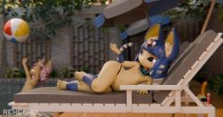 ankha from animal crossing by reheshul
