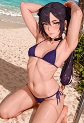 mona (genshin impact) from genshin impact by galaktika73