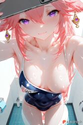 yae miko from genshin impact by aidroch