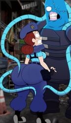 fhfif cop from foster's home for imaginary friends by vaz0v