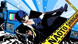 shirogane naoto from persona by lmaylee 