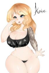 1girls big_ass big_breasts blonde_hair breasts clothed dbd dead_by_daylight female female_only human kate_denson light-skinned_female light_skin pale_skin partially_clothed solo standing tagme thick_thighs thigh_gap vroxella wide_hips