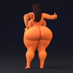 1girls 3d 3d_(artwork) ass ass_focus big_ass big_breasts bracelet breasts endless_(artist) endlessillusion fat_ass female female_only gala hair hi_res highres huge_ass huge_breasts human nude nude_female solo thick_ass thick_thighs wide_hips