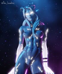 3d etheria_(fortnite) fortnite fortnite:_battle_royale horns lewdrex nude nude_female tagme