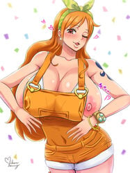 breasts_bigger_than_head female female_only mikanberry nami one_piece one_piece_film_stampede shounen_jump tagme