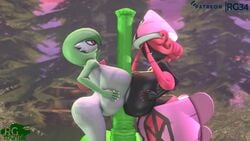 1boy 2girls 3d alternate_breast_size animated female gardevoir horsecock hyper hyper_breasts hyper_penis interspecies male mp4 multiple_girls paizuri penis pokemon pokemon_(species) rgtdwtbr sound source_filmmaker tagme tapu_lele video