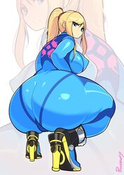 samus aran from metroid by probablynoon