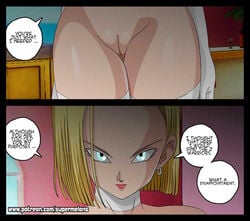 android 18 from dragon ball by super melons