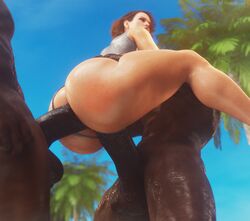 1girls 2boys 3d ass balls big_ass big_balls big_butt big_penis blender blender_(software) blue_eyes brown_hair capcom carrying clothed_female clothed_female_nude_male clothing clothing_aside dark-skinned_male dat_ass double_penetration fat_ass female holding huge_cock interracial jill_valentine jill_valentine_(sasha_zotova) legs leotard lifting_person light-skinned_female medium_hair muscular_male nude_male nude_male_clothed_female one-piece_swimsuit outside outside_sex penis precum precum_drip precum_on_penis precum_string precum_trail public public_sex resident_evil resident_evil_2 resident_evil_2_remake resident_evil_3 resident_evil_3_remake selfmindsources spank_marks spanked spanked_butt stand_and_carry_position standing standing_sex straight sweat sweaty sweaty_thighs thick thick_penis thick_thighs thighs threesome wet