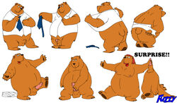 arianna_the_bear bear husband_and_wife male_focus obese_female the_cleveland_show tim_the_bear uncensored