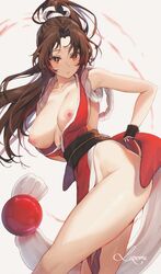 mai shiranui from fatal fury by liremi