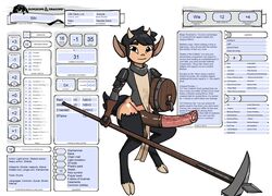 armor bibi big_penis boner character_sheet cleric dungeons_and_dragons enjoymentforced erection forcedenjoyment horse_penis horsecock jack_cayless male male_only penis rapscallion_games satyr solo solo_male weapon