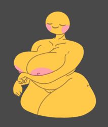 1girl 1girls 2d 2d_(artwork) 2d_artwork 4_fingers anthro anthrofied areola areolae arm_under_breasts ass background bare_shoulders belly big_ass big_belly big_boobs big_breasts big_butt big_tits blushing_emoji boobs breast_hold breasts butt chubby chubby_female closed_eyes completely_nude digital_media_(artwork) emoji emoji_(race) eyes_closed female female_only grey_background hand_on_breast hips huge_ass huge_breasts huge_butt humanoid large_ass large_belly large_breasts large_butt naked nipples no_outlines nsfwoaf nude nude_female nudity pink_areola pink_areolae pink_cheeks pink_nipples pussy simple_background smile smiling solo solo_female thick thick_ass thick_thighs thighs tits tummy vagina voluptuous wide_hips yellow_body yellow_skin