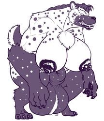 1futa absurd_res animal_genitalia anthro balls big_balls big_breasts breasts desbjust ear_piercing facial_piercing fangs fully_sheathed furry futa_only futanari genitals gnoll hi_res huge_balls huge_breasts huge_nipples hyaenid hyena hyper hyper_balls hyper_breasts hyper_genitalia intersex lip_piercing lips mammal muscular muscular_futanari muscular_intersex piercing sheath solo thick_bottom_lip