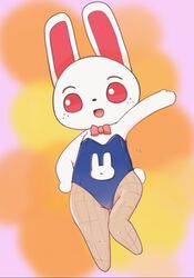 albino animal_crossing female fishnets freckles fur nintendo playboy_outfit rabbit ruby_(animal_crossing) unknown_artist video_games