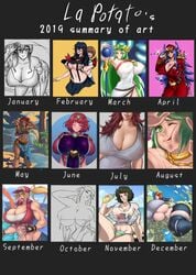 4th_wall big_ass big_breasts breast_grab breasts breath_of_the_wild crossover english_text fatal_fury female_terry gerudo huge_ass huge_breasts kid_icarus kill_la_kill lapotato8 mankanshoku_mako matoi_ryuuko muscular_female nintendo palutena persona persona_5 pyra rule_63 sadayo_kawakami snk terry_bogard the_legend_of_zelda urbosa voluptuous wide_hips xenoblade_(series)