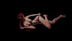 1girls 3d anal anal_insertion anal_masturbation anal_object_insertion anal_penetration animated blender blush masturbation misa(yoshinori_date) muscle muscles muscular muscular_arms muscular_female muscular_legs muscular_thighs no_sound sex_toy stomach_bulge video yoshinori_date