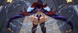 mona (genshin impact) from genshin impact by ma0u