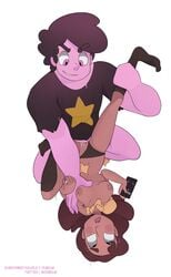 canon_couple connie_maheswaran dark-skinned_female gem_(species) interspecies lingerie muscular_male ohiekhe steven_quartz_universe steven_universe straight_hair vaginal_penetration