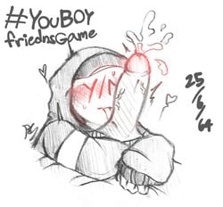 blush blushing licking_penis stickman sweater tagme y/n y/n_(your_boyfriend) your_boyfriend_(game)