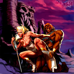 1boy 1girls balls balls_deep barbarian blonde blonde_hair blue_eyes brother brother_and_sister castle chest_harness fantasy grabbing grabbing_breasts grabbing_from_behind grabbing_legs harness he_man high_heel_boots high_heels incest kras krashzone masters_of_the_universe muscular_arms muscular_female muscular_legs muscular_male muscular_thighs penis princess_adora she-ra she-ra_princess_of_power sibling siblings sister sword twincest twins vagina vaginal_penetration vein veins veiny weapon wet_pussy