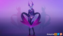 1girls 3d animated evelynn female female_only kinkykatt3d league_of_legends no_sound solo tagme video