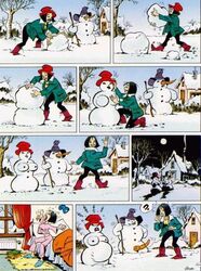 artist_request comic inanimate snowman snowwoman tagme